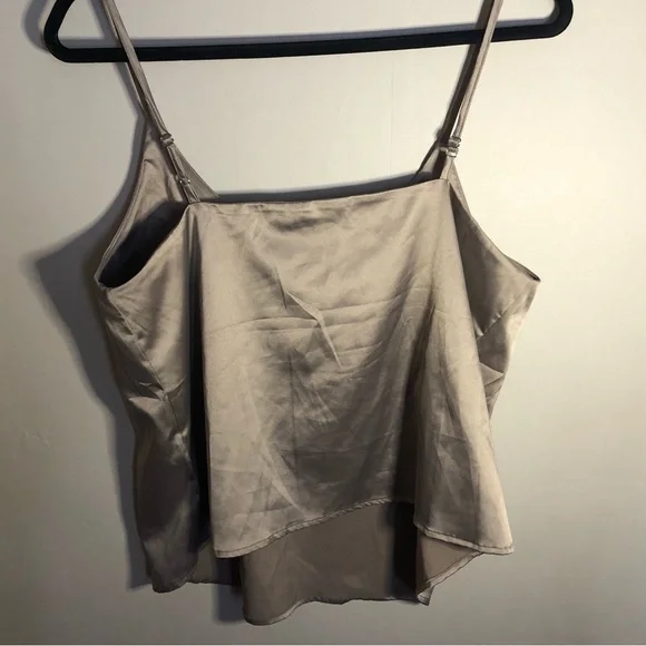 Express Silver Sleepwear Silky Top - Picture 2 of 5